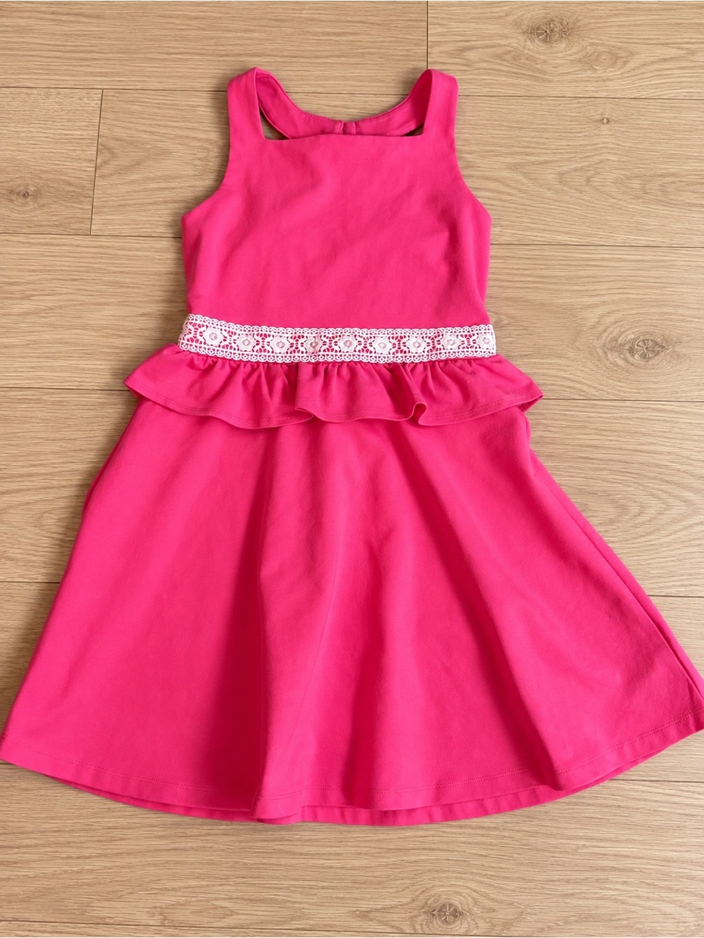 Janie and Jack Pink Lace Ruffle Dress NWT Girls Size 10